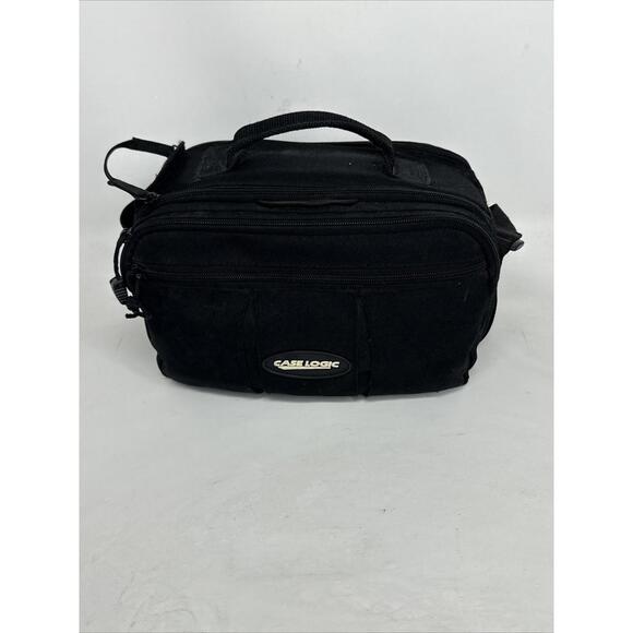 CaseLogic Medium Black Camera Bag Camcorder / Organizer Zipper Case strap - Picture 1 of 6